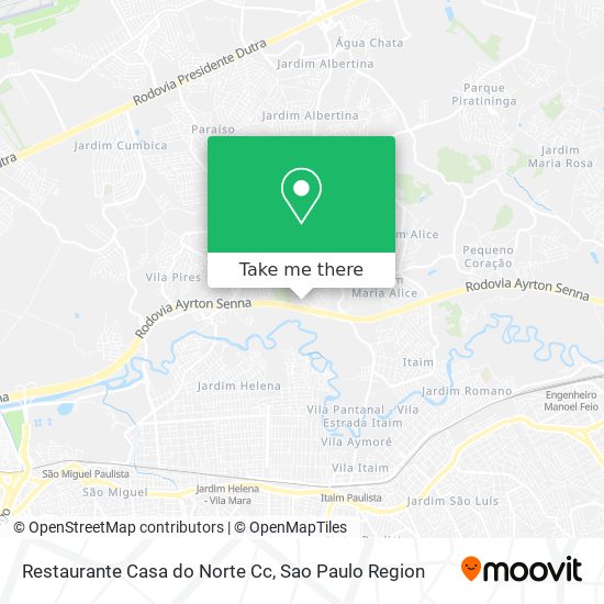 Restaurante Casa do Norte Cc map
