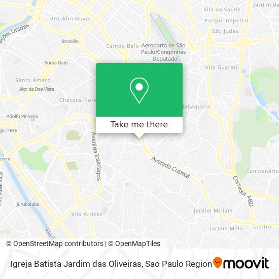 Igreja Batista Jardim das Oliveiras map