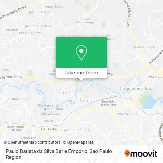 Mapa Paulo Batista da Silva Bar e Emporio