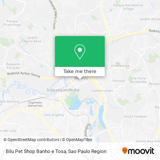 Bilu Pet Shop Banho e Tosa map