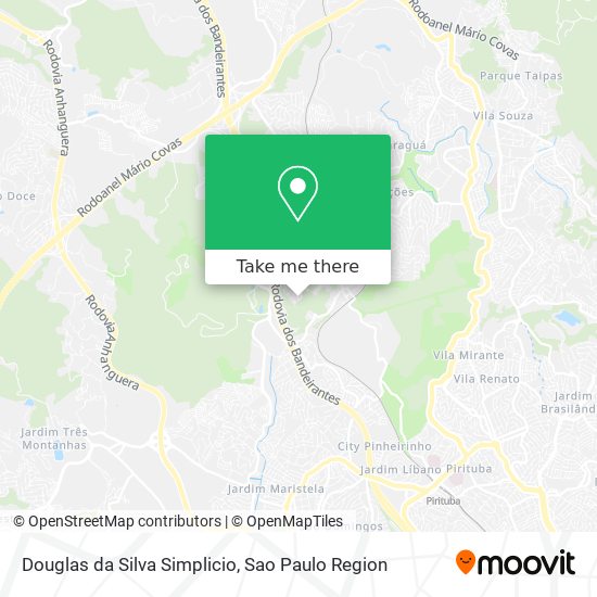 Douglas da Silva Simplicio map