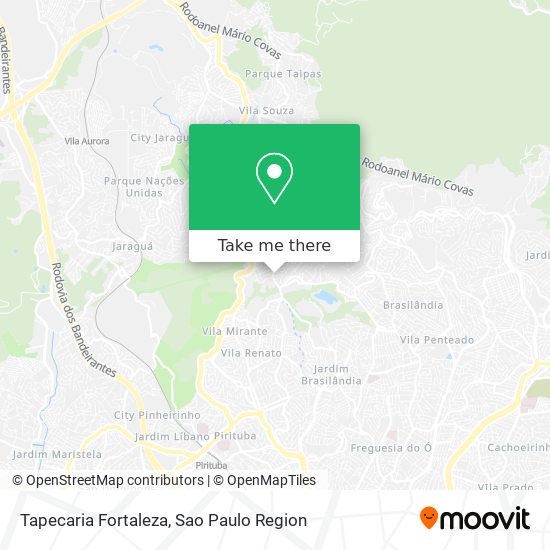 Mapa Tapecaria Fortaleza