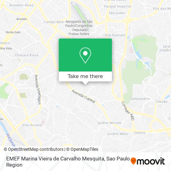 Mapa EMEF Marina Vieira de Carvalho Mesquita