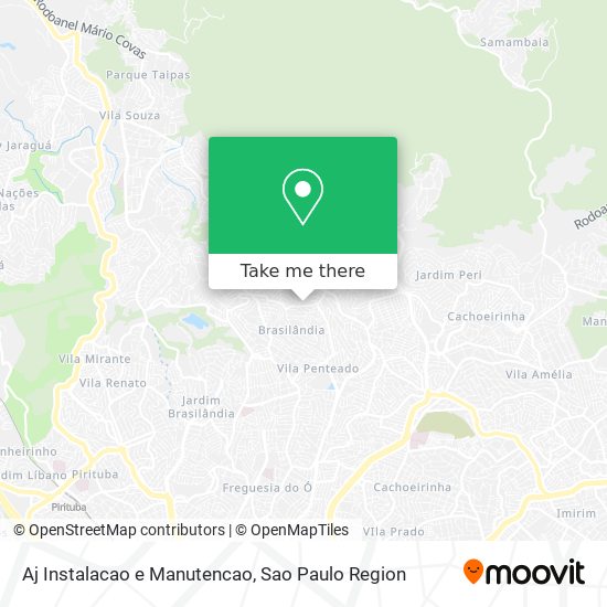 Aj Instalacao e Manutencao map