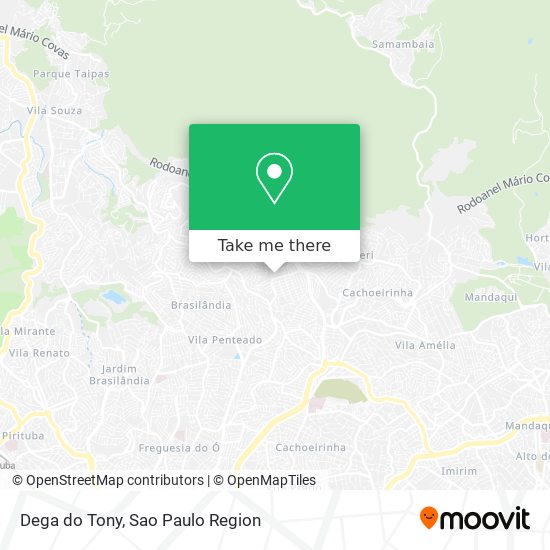 Mapa Dega do Tony