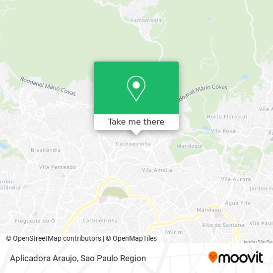 Aplicadora Araujo map