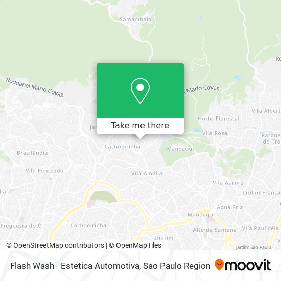 Mapa Flash Wash - Estetica Automotiva