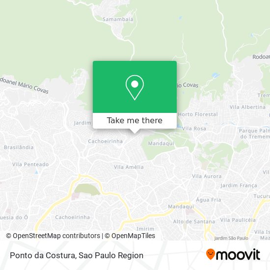 Ponto da Costura map