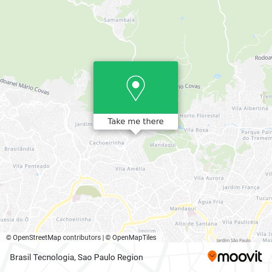 Brasil Tecnologia map