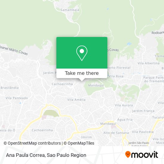 Ana Paula Correa map