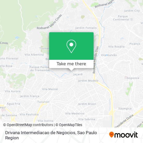 Mapa Drivana Intermediacao de Negocios