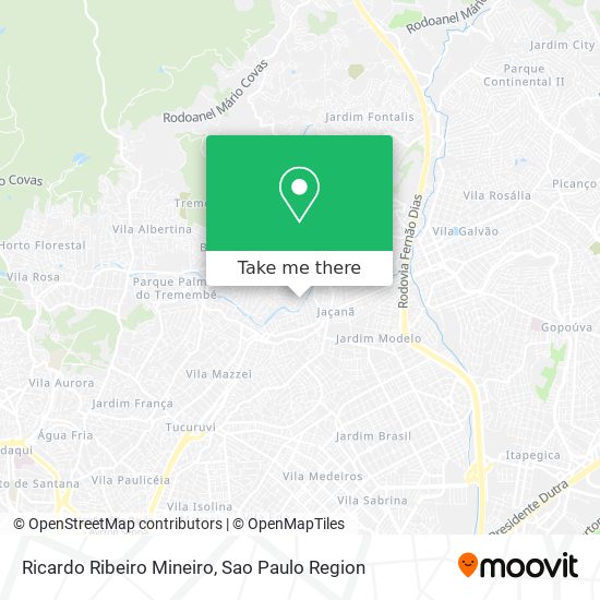 Mapa Ricardo Ribeiro Mineiro