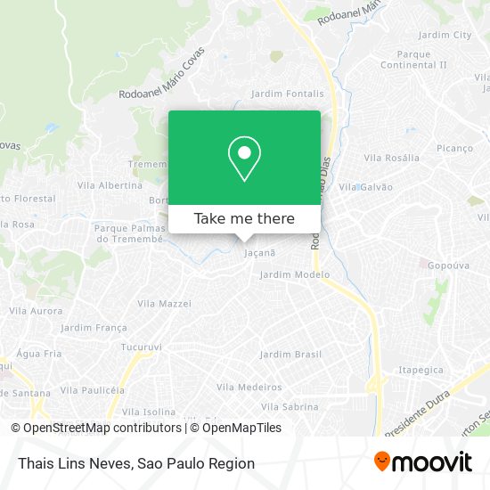 Thais Lins Neves map
