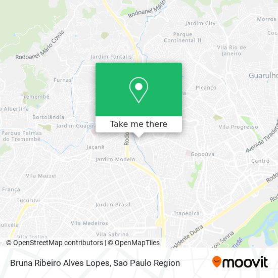 Bruna Ribeiro Alves Lopes map