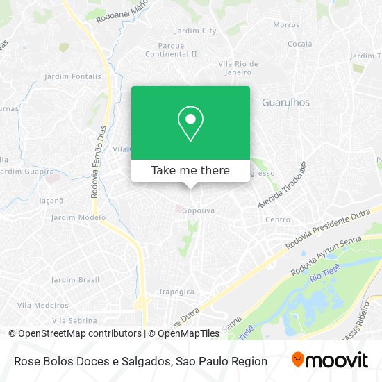 Rose Bolos Doces e Salgados map