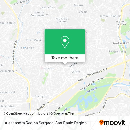 Alessandra Regina Sargaco map