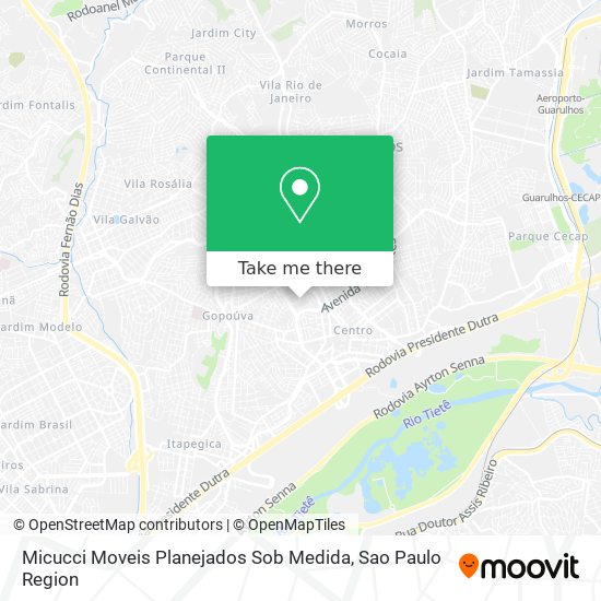 Micucci Moveis Planejados Sob Medida map