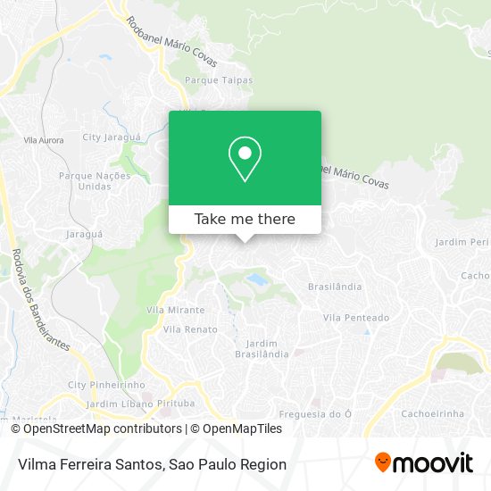 Mapa Vilma Ferreira Santos