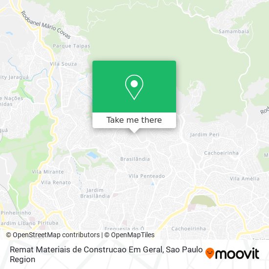 Remat Materiais de Construcao Em Geral map