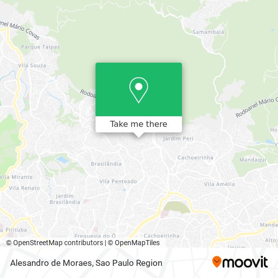Mapa Alesandro de Moraes