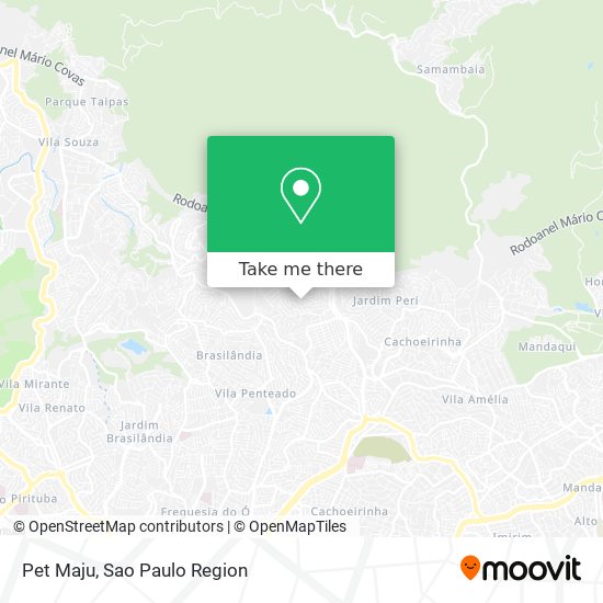 Pet Maju map