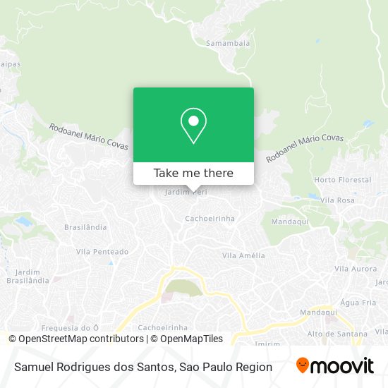 Mapa Samuel Rodrigues dos Santos