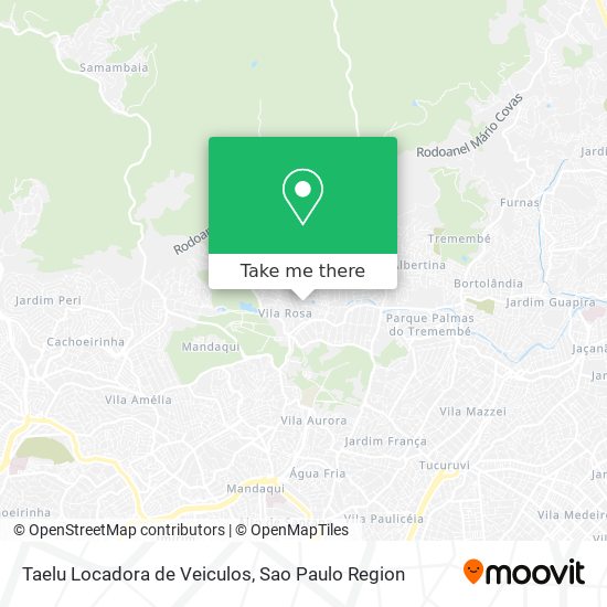 Taelu Locadora de Veiculos map