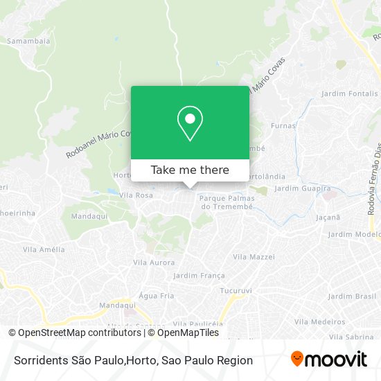 Sorridents São Paulo,Horto map