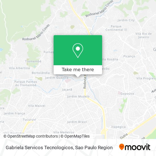 Mapa Gabriela Servicos Tecnologicos