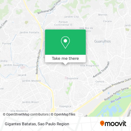 Gigantes Batatas map