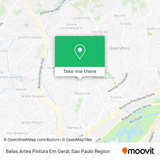 Mapa Belas Artes Pintura Em Geral