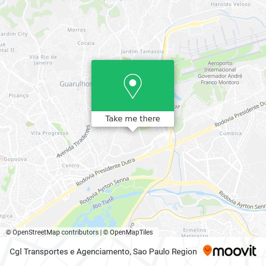Cgl Transportes e Agenciamento map
