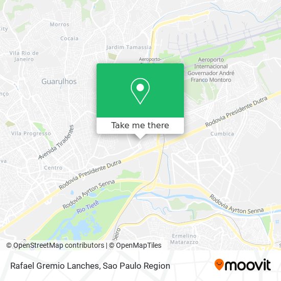 Rafael Gremio Lanches map