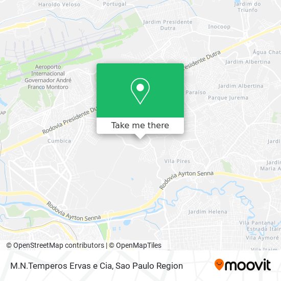 M.N.Temperos Ervas e Cia map