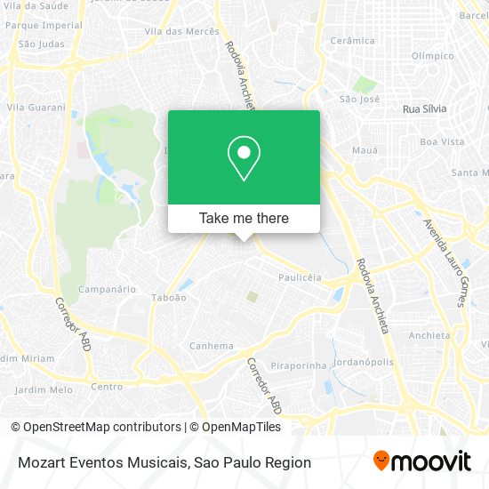 Mozart Eventos Musicais map