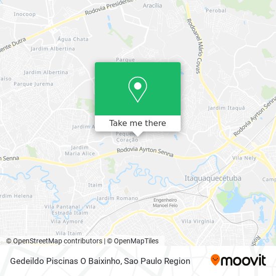 Mapa Gedeildo Piscinas O Baixinho