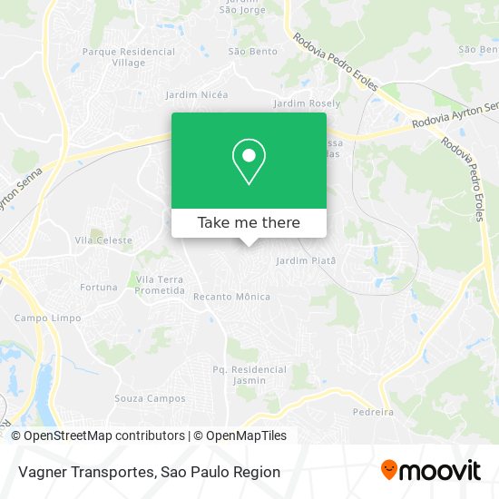 Mapa Vagner Transportes