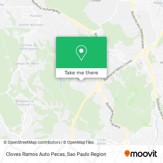 Cloves Ramos Auto Pecas map