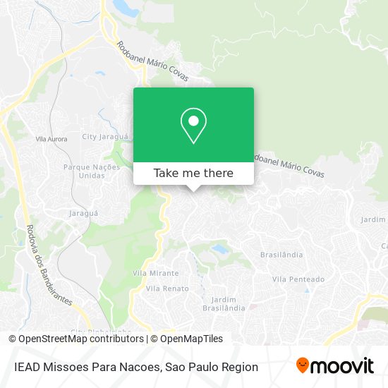 IEAD Missoes Para Nacoes map