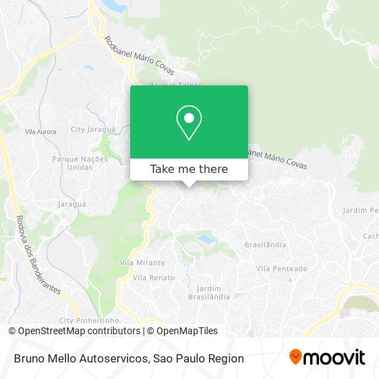 Mapa Bruno Mello Autoservicos