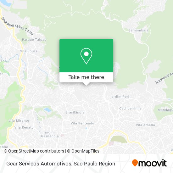 Mapa Gcar Servicos Automotivos