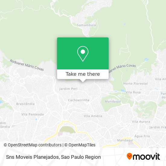 Sns Moveis Planejados map