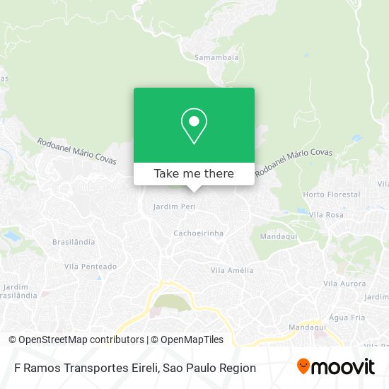 Mapa F Ramos Transportes Eireli