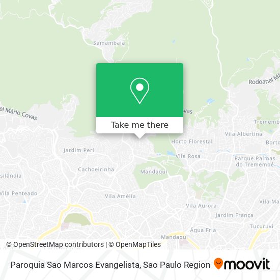 Paroquia Sao Marcos Evangelista map