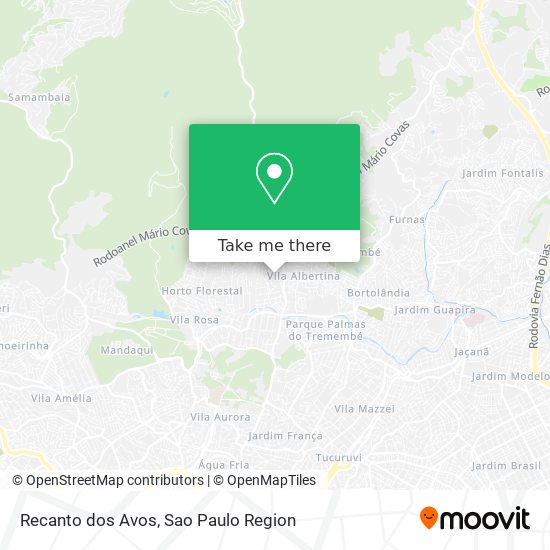 Recanto dos Avos map