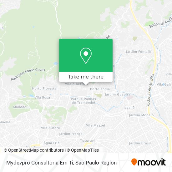 Mapa Mydevpro Consultoria Em Ti