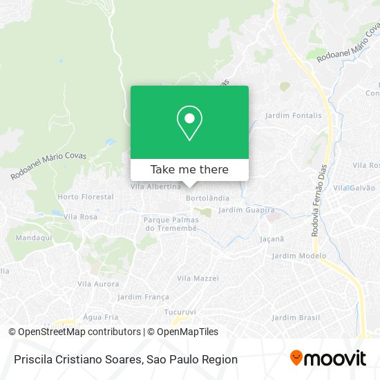 Priscila Cristiano Soares map