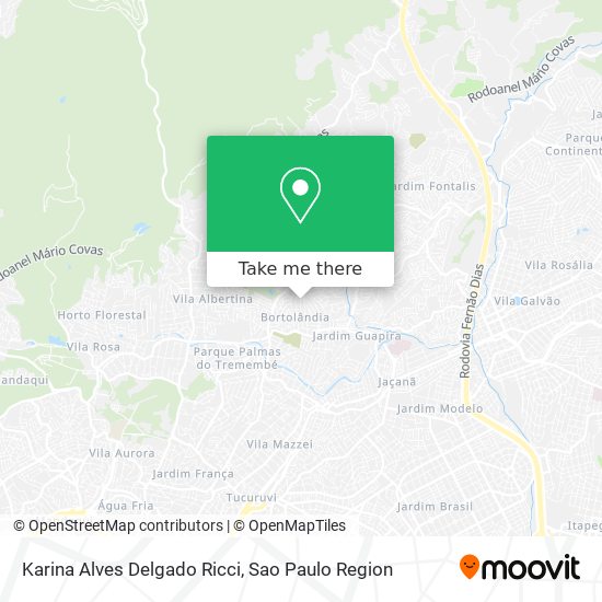 Karina Alves Delgado Ricci map