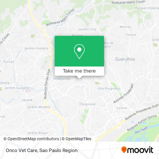 Onco Vet Care map