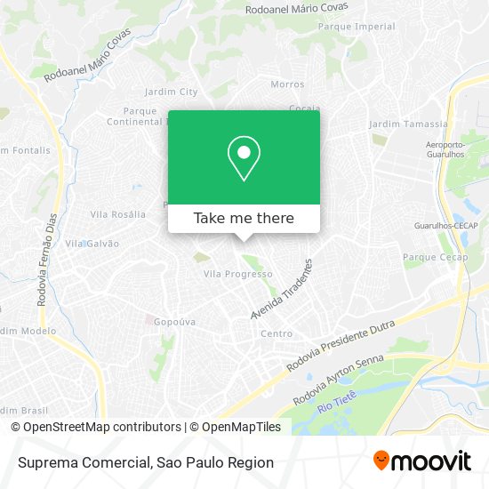 Suprema Comercial map